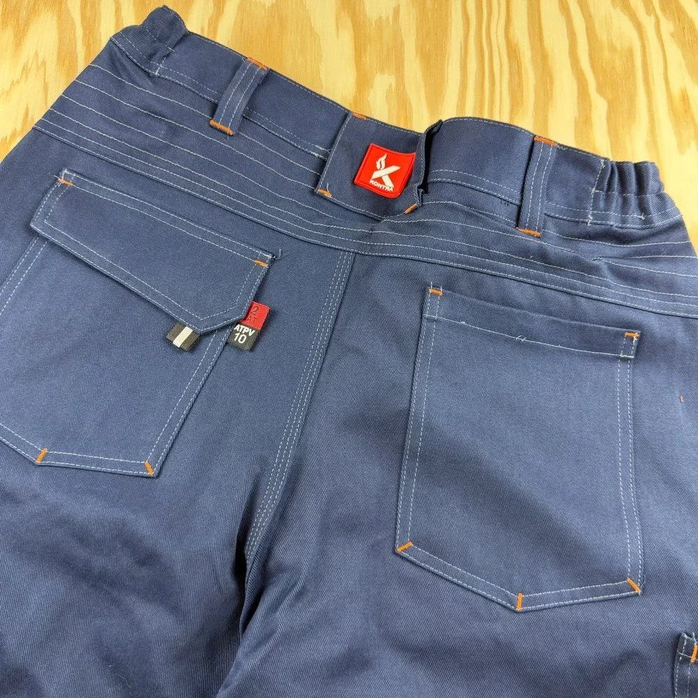 Kontra Winner FR Pants Mens 34/35x34 Navy Blue Flame Resistant ATPV 10 CAT2 Work
